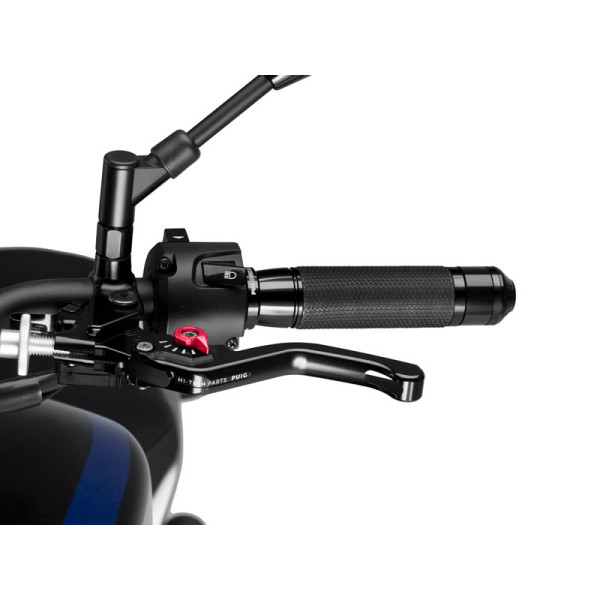 Puig Short V3 Clutch (Black Lever With Blue Selector) Red